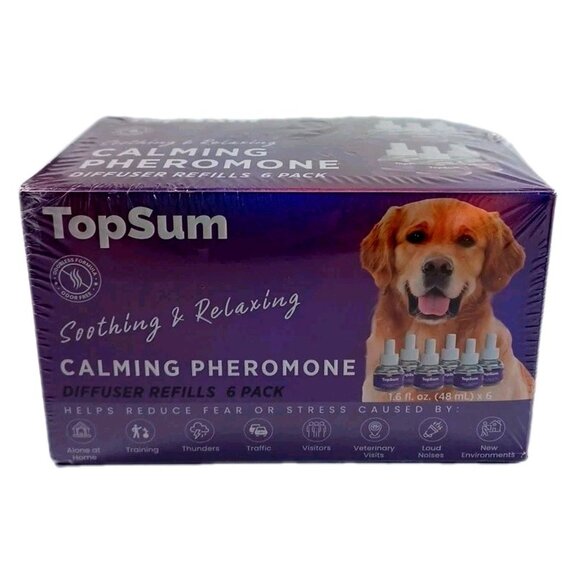 Dog Calming Diffuser Refills: 6 Pack Dog Pheromones Calming Diffuser Refills ... - Picture 3 of 8